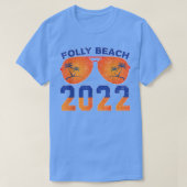 Folly Beach Lover summer and beach vacay tee Retro Tシャツ (デザイン正面)
