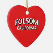 Folsomカリフォルニア セラミックオーナメント (右)