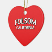 Folsomカリフォルニア セラミックオーナメント (左)