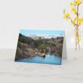 Folsom湖の挨拶状 カード (黄色い花)