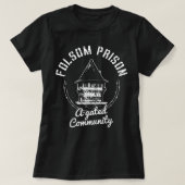 Folsom State Prison Prison State Correctional Ward Tシャツ (デザイン正面)