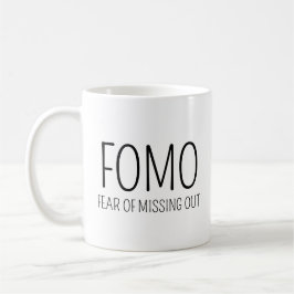FOMO (取り残される不安) コーヒーマグカップ
