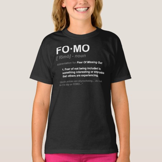 FOMO - BITCOINエッセンシャルTシャツ Tシャツ (正面)
