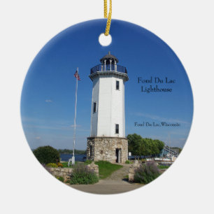 fond Du Lac Lighthouseオーナメント セラミックオーナメント