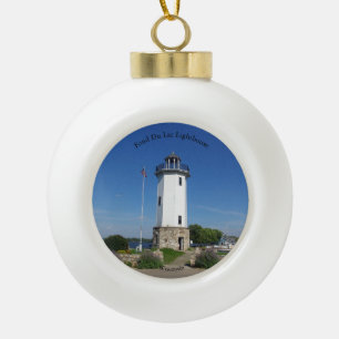 fond Du Lac Lighthouseオーナメント セラミックボールオーナメント