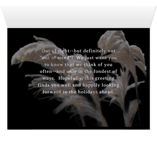 FOND THOUGHTS OF YOU THIS HOLIDAY SEASON/ SNOW (内部横(下))