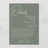 FONDNESS | Wedding Details セーブザデート (正面)