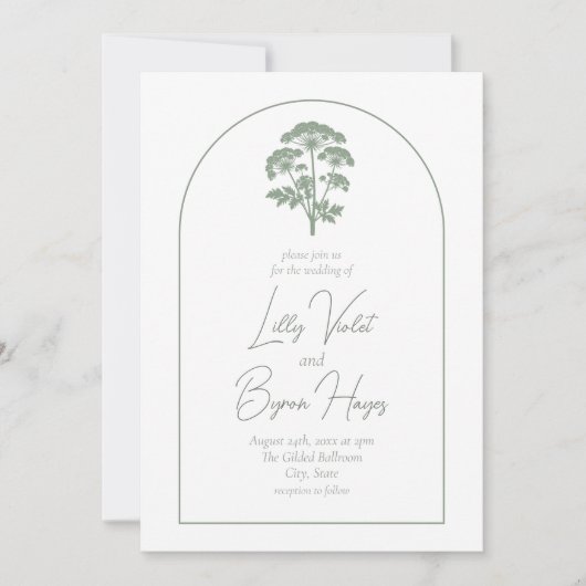 FONDNESS | Wedding Invite 招待状 (正面)