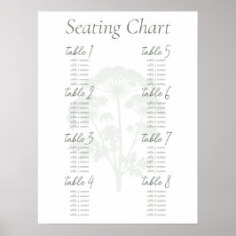 FONDNESS | Wedding Seating Chart Poster ポスター