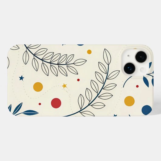 Fondo floral colorido  Case-Mate iPhoneケース (裏面 (横))