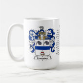 Fontaine、起源、意味および頂上 コーヒーマグカップ (左)