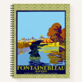 Fontainebleau Avonフランス旅行フランスのスケッチ ノートブック (正面)