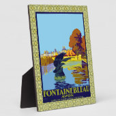 Fontainebleau Avon France旅行フランスのポスター フォトプラーク (側面)