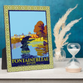 Fontainebleau Avon France旅行フランスのポスター フォトプラーク (側面)