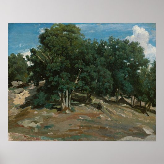 Fontainebleau Oak Trees ポスター (正面)