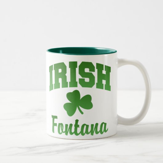 Fontanaのアイルランド人のマグ ツートーンマグカップ (右)