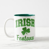 Fontanaのアイルランド人のマグ ツートーンマグカップ (左)