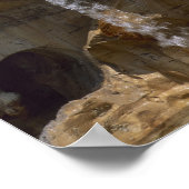 Fontana dei Quattro Fiumi, Piazza Navona，ローマ， ポスター (角)