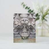 Fontana del Pantheon (1575)デザインby Giacomo ポストカード (スタンド正面)