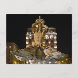 Fontana del Tritone, Rome, Italy  -  ポストカード