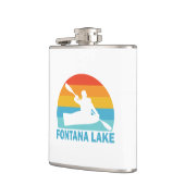 Fontana Lake North Carolina Kayak フラスク (左)