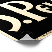 Fonte De Salute S. PELLEGRINO水とヴィンテージ ポスター (角)