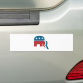 Fontico著Romneyの共和党の選挙のロゴ バンパーステッカー (車上)