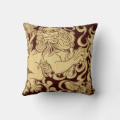 Foo犬の装飾用クッション クッション (裏面)