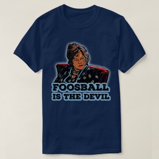 fooballは悪魔だ tシャツ (デザイン正面)