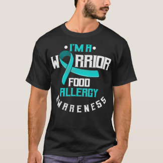 Food Allergy Awareness Warrior Allergy Awareness Tシャツ