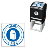 Food Allergy Icon Dairy Free セルフインキングスタンプ (インサイチュ)