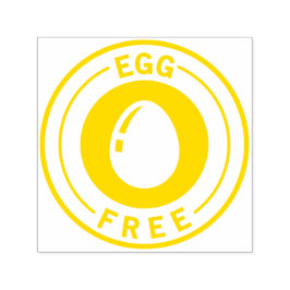 Food Allergy Icon Egg Free セルフインキングスタンプ