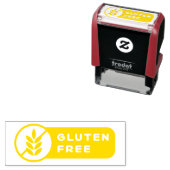 Food Allergy Icon Gluten Free セルフインキングスタンプ (インサイチュ)