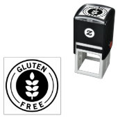 Food Allergy Icon Gluten Free セルフインキングスタンプ (インサイチュ)