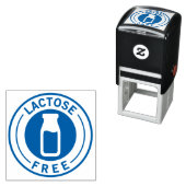 Food Allergy Icon Lactose Free セルフインキングスタンプ (インサイチュ)