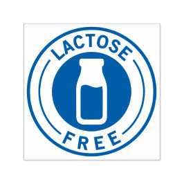 Food Allergy Icon Lactose Free セルフインキングスタンプ