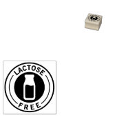 Food Allergy Icon Lactose Free ラバースタンプ (押印)