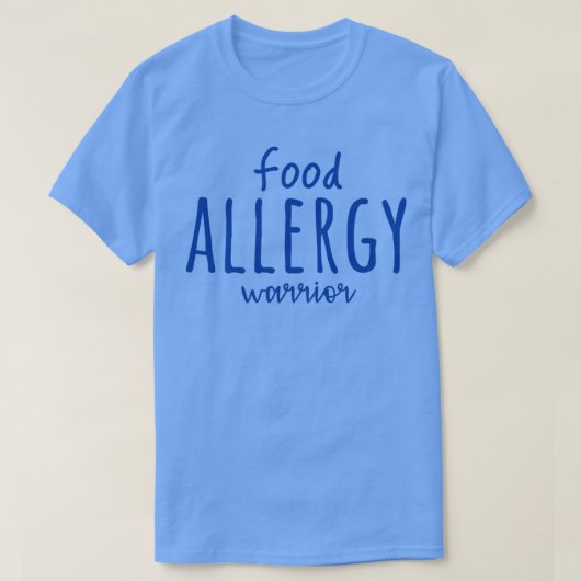 Food Allergy Warrior  Tシャツ (デザイン正面)