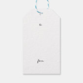 Food and Beverage Label Set ギフトタグ (裏面)