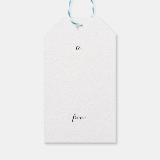 Food and Beverage Label Set ギフトタグ (裏面)