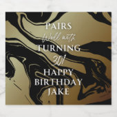 Food and Beverage Label Set スパークリングワインラベル (シングルラベル)