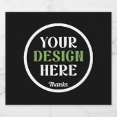 Food and Beverage Label Set スパークリングワインラベル (シングルラベル)