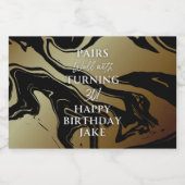 Food and Beverage Label Set スパークリングワインラベル (シングルラベル)