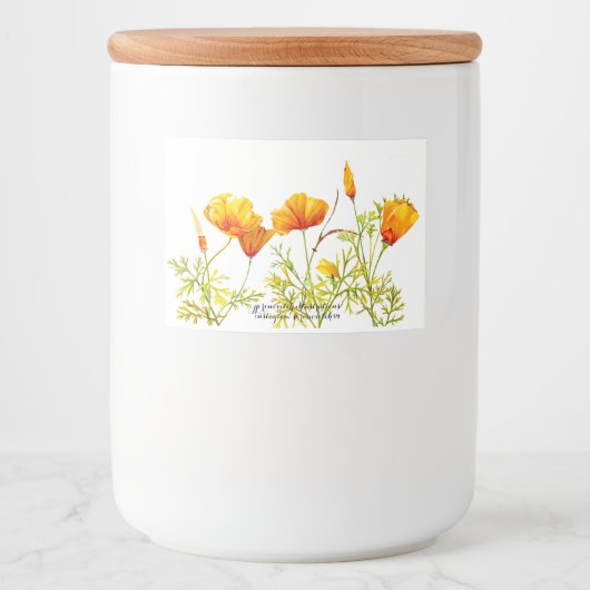 Food and Beverage Label Set フードラベル (正面)