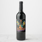 Food and Beverage Label Set ワインラベル (正面)