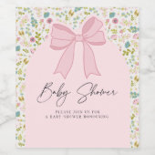 Food and Beverage Label Set ワインラベル (シングルラベル)