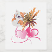 Food and Beverage Label Set ワインラベル (シングルラベル)