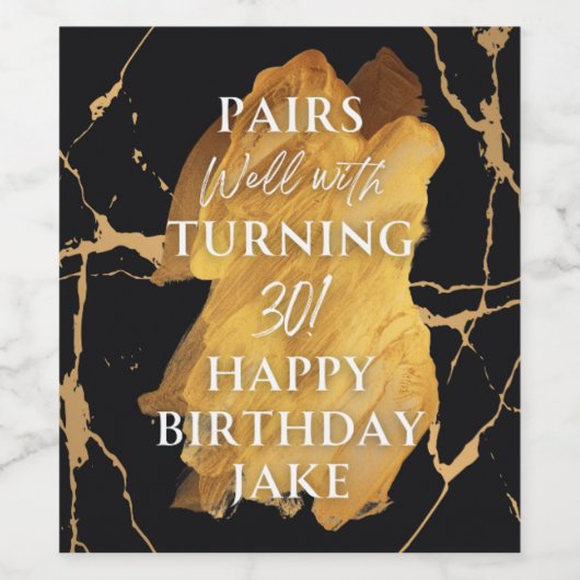 Food and Beverage Label Set ワインラベル (シングルラベル)