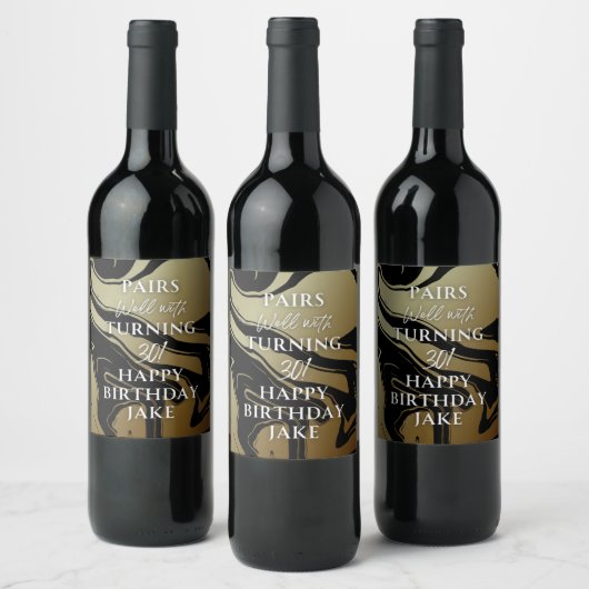 Food and Beverage Label Set ワインラベル (ボトル)