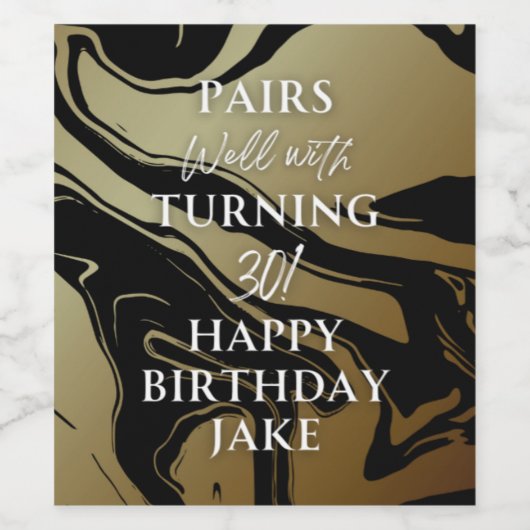 Food and Beverage Label Set ワインラベル (シングルラベル)